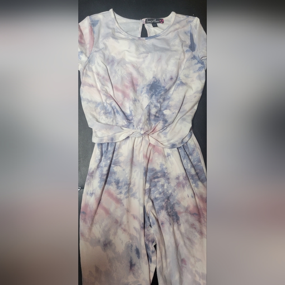 Love, Alexa Pastel Tie-Dye Jumpsuit - Picture 5 of 9